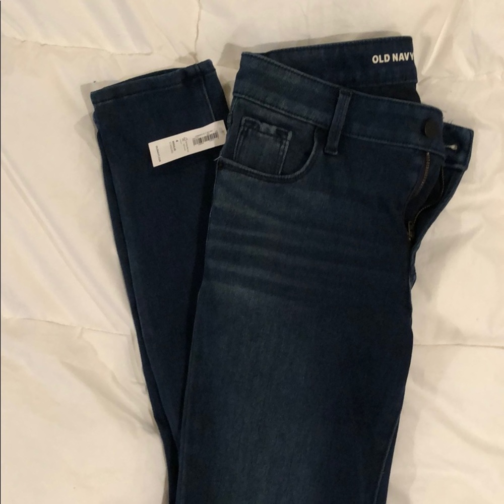 Old Navy Dark Blue Rockstar Jeans NWT 4